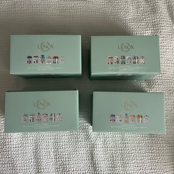 Lenox Mint Green Village Box Collection - Picture 1 of 8